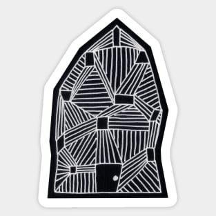 Crooked Little House Sticker